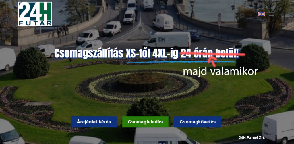 Ingyen és bérmentve kijavítottam a honlapjuk nyitóképét, hogy nehogy a versenyhatóság felvonja a szemöldökét